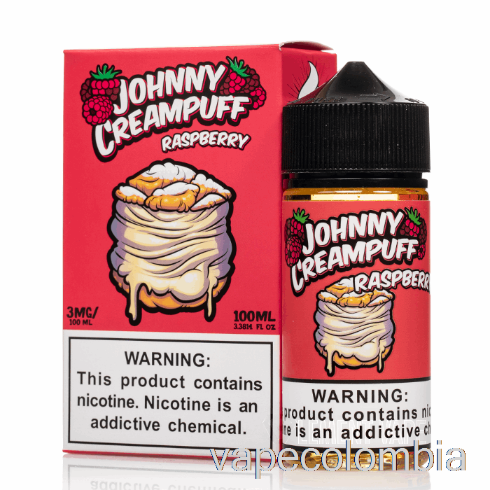 Kit Vape Completo Frambuesa - Johnny Creampuff - 100ml 0mg